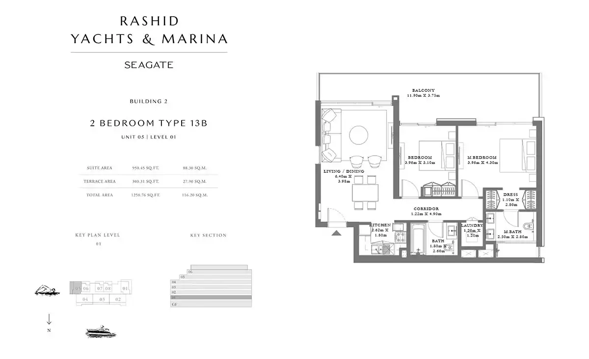 Type 13B, Unit 05, Level 01 Building 2
